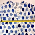 NWT Noracora Blue & White Scalloped V Photo 10