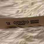 Capezio  Genuine Leather Women Belt size XL long 40”color white Photo 1