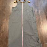 Open Edit Olive Green  Sleeveless Halter Maxi Dress Photo 3
