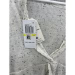 Hippie Rose  Women's Sweater White Marled Long Sleeve Medium Paneled Photo 10