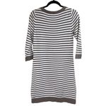 Banana Republic  Womens Gray White Striped Sweater Dress Size M Photo 1