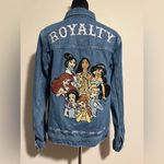 Disney NWOT Cakeworthy  Princess Group Portrait Embroidered Jean Jacket size m Photo 5