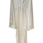 Alexis  Lilla Kaftan Crepe Maxi Dress White Sz S Photo 3