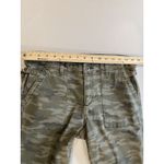 Anthropologie Pants Womens 31" Green Camo Skinny Mid Rise Stretch Indie Military Photo 4