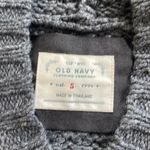 Old Navy charcoal gray knit sweater hoodie size Small preloved Photo 3