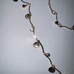 Gold Seashell and Diamond Belly Chain Silver Photo 2