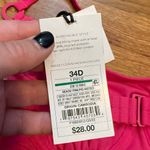 Shade & Shore  Women’s 34D Pink Adjustable Wire Swim Suit Bikini Top New Barbie Photo 4