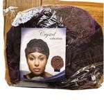 Crystal Collection Deluxe Decorative Hair Wrap In Purple With Rhinestone Accents Photo 1