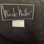 Nicole Miller  Strappy Open Back Little Black Dress SMALL VINTAGE 80's Photo 5