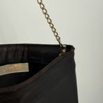 Saks 5th Avenue Saks Fifth Avenue Vintage Black Clutch Thin Bag Shoulder Bag Gold Tone Photo 9