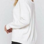 Velvet Heart  Womens White Boat Neck Pullover Long Sleeve Sweater Photo 1