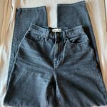 Madewell  Tall Baggy Tapered Jeans in Mackinnon Wash Black Straight Leg Women's Photo 6