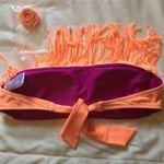 Hula Honey  Reversible Fringed Bandeau Bikini Top Photo 2