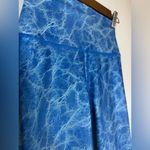 Carbon38 Underwater 7/8 Crackle Print Legging Size XS Blue Photo 5