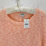 J.Crew Crewneck Beach Sweater Pullover Lightweight Orange Cotton Blend Large NWT Photo 4