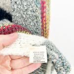 Lovestitch Fall Lagenlook Striped Open Front Wool Blend Knit Cardigan Size S Photo 3