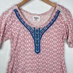 Anthropologie  Holding Horses Vintage Western Aztec Print Pink Tunic Top Size XS Photo 1