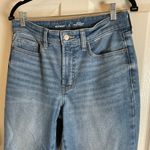 Old Navy High-Waisted OG Straight Built-In Warm Ankle Jeans |  size 8P Photo 3