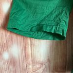 H&M  Vintage Y2K Green Pleated Neckline Back Zip 3/4 Sleeve Blouse Photo 4