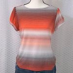 Worthington 3/$20 Short sleeve, fun print top/blouse Photo 0