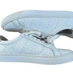 J.CREW Mirror Metallic Tab Saturday Leather Sneakers Shoes White Gold Size 8 Photo 9