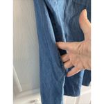 joe's jeans Joe's Collection Women's Small Blue Chambray Cold Shoulder Mini Dress Western Photo 6