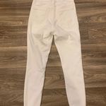 Just USA  White Skinny Jeans Raw Edge Size 4 Photo 3
