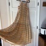 Ulla Johnson NWT  Celeste Neutral Aesthetic Silk‎ Maxi Dress in Opal Size 2 Waves Photo 6