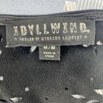 Idyllwind  Black Sleeveless Fringe Top Western Style Size Medium Photo 9