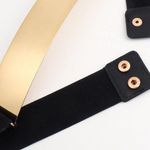 ZARA limited edition stretchable with gold metallic combination belt Photo 6