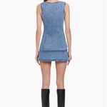 Amanda Uprichard NWT  Kya Romper in Denim Classic Wash Blue Size XS Photo 2