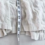 Free People  Diamond Head Embroidered Midi Dress Raw Linen Ivory Boho XS Photo 9