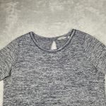 Athleta  Breezy Beyond Soft Open Back Long Sleeve Top Navy Stripe Women' Size L Photo 1