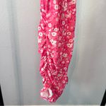 SheIn  Pink Floral Ruffle Sleeveless Bodycon Dress XL (US 12) Photo 7