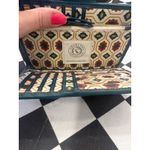 Spartina 449 Wallet Clutch Teal Blue Genuine Leather Card Holder Purse Photo 4