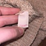 Victoria's Secret Victoria’s secret tan knit sweater cozy winter y2k fall size xs Photo 3