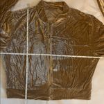 None Shimmering Gold Velour Tracksuit Women Size 2XL NWOT Photo 2