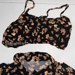 No Boundaries 💙 Matching 2 pc Mushroom Hippie Bralette & Button Down Blouse Photo 2