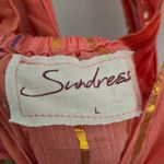 SUNDRESS Suzie Maxi Dress Sao Paolo Rainbow Metallic Stripe Pink Size Large NWT Photo 7