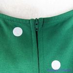 Unique Vintage  X GB Green Polka Dot Dress, 5X‎ Photo 12