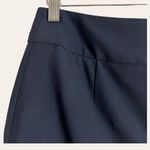 Hugo Boss BOSS Solid Navy Blue Virgin Wool A-Line Pencil Skirt Size 8 Photo 5