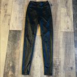 Aerie  Offline High Rise Faux Leather Black Leggings - Size Small Photo 1
