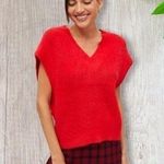 Urban Outfitters BDG  Aden Sweater Vest in Red Medium Photo 0