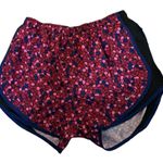 Nike Dri Fit Pink and Blue Pebble Print Logo Shorts Photo 0