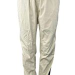 Publish Brand Cream Elastic Waist Pull On Parachute Windbreaker Jogger Pants L Size L Photo 1