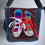 Vintage Converse Denim Crossbody Bag Pink Photo 6