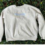 Wilo the Label Running Club Crewneck Gray Sweatshirt Size Medium Photo 3