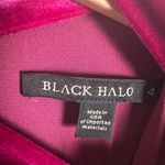 Black Halo Reeder Obsession Pink Velvet Mock Neck Mini Dress Size 4 Photo 7