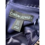 Cynthia Rowley Navy Blue Scuba Gem Embellished Sheath Dress Sz2 Photo 9