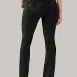 True Religion Becca Ponte Mid Rise Bootcut Stretch Flare Pants Size 27 Pocket Photo 1